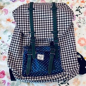 Herschel houndstooth backpack